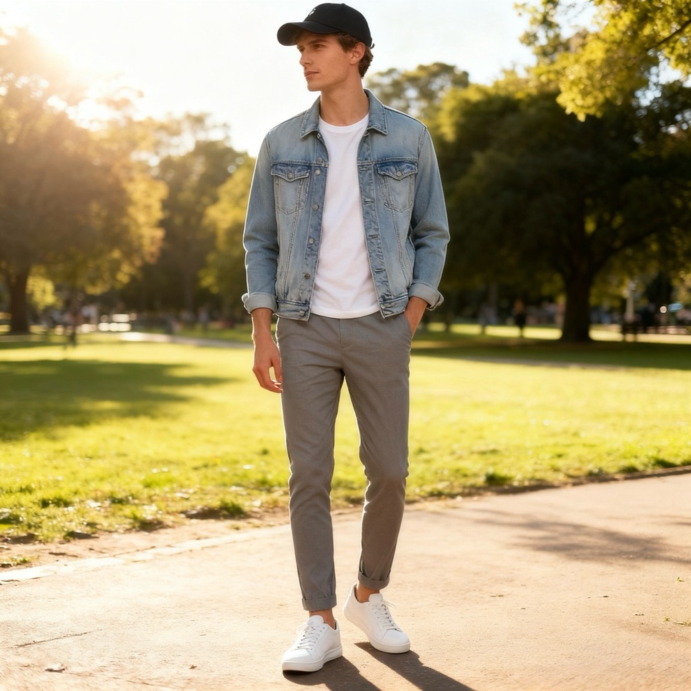 Summer Office pants - Men's Gray Pants